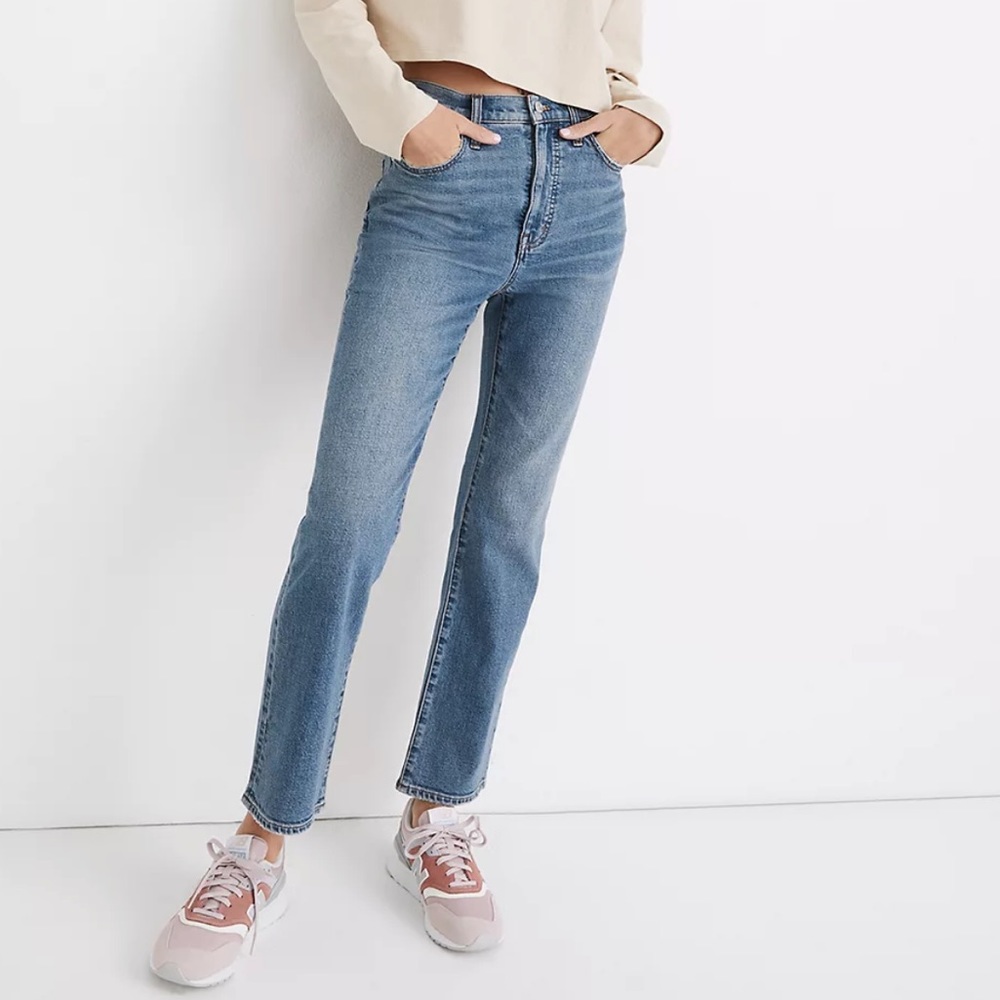 NWT Madewell Slim Demi-Boot Jeans in Enright Wash - 30